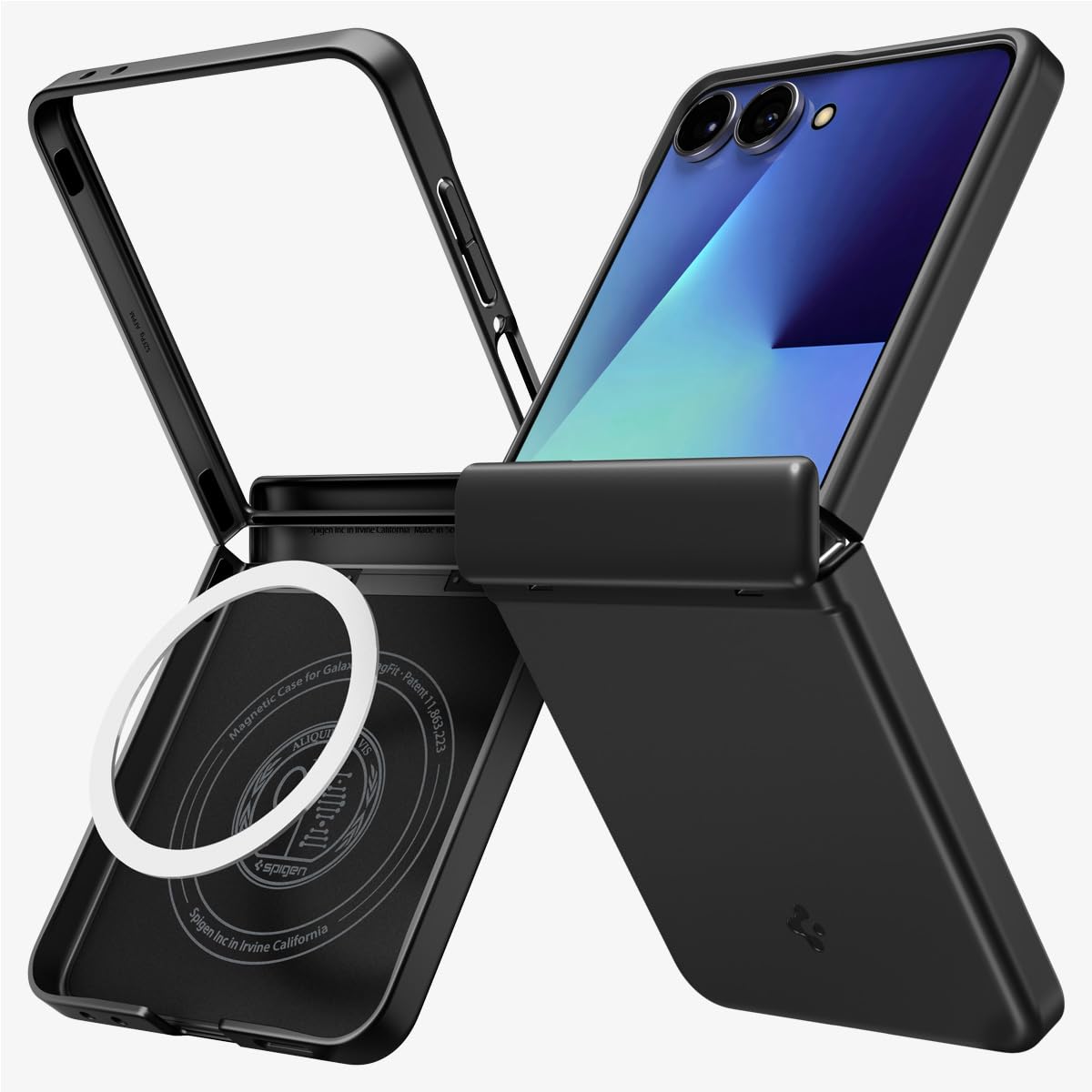 Galaxy Z Flip7 本体 / 公式カバー / Spigenフィルム Amazon.com: Spigen for Galaxy Z Flip 7 Case, Ultra Hybrid Pro