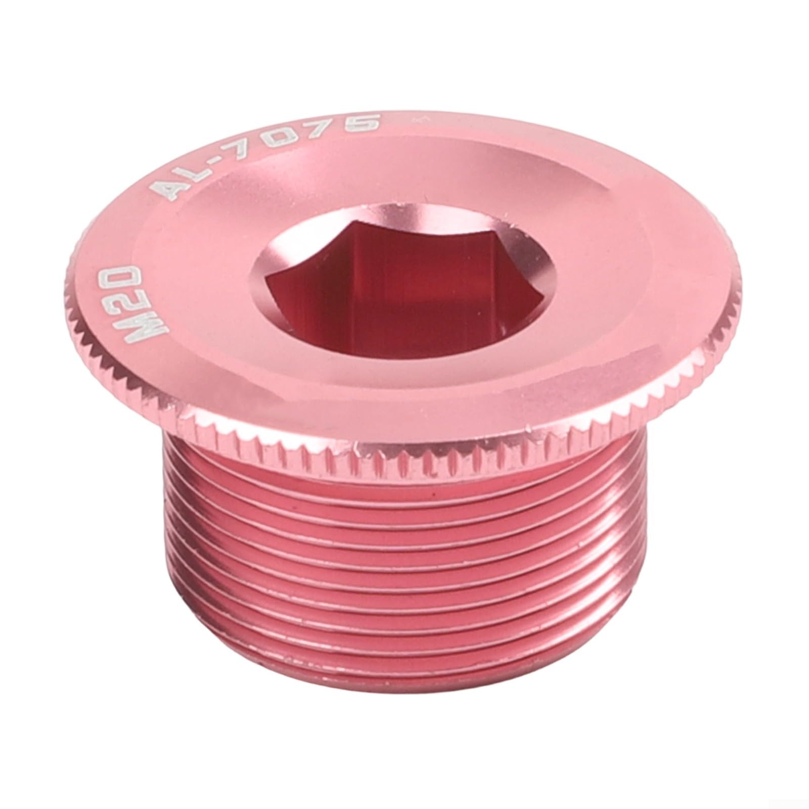 Mountain Bike Crank Bolt for IXF M19, Aluminum Alloy M15 M20 Chainring Screw, Cycling Crankset Part(Pink - M20) — image 1