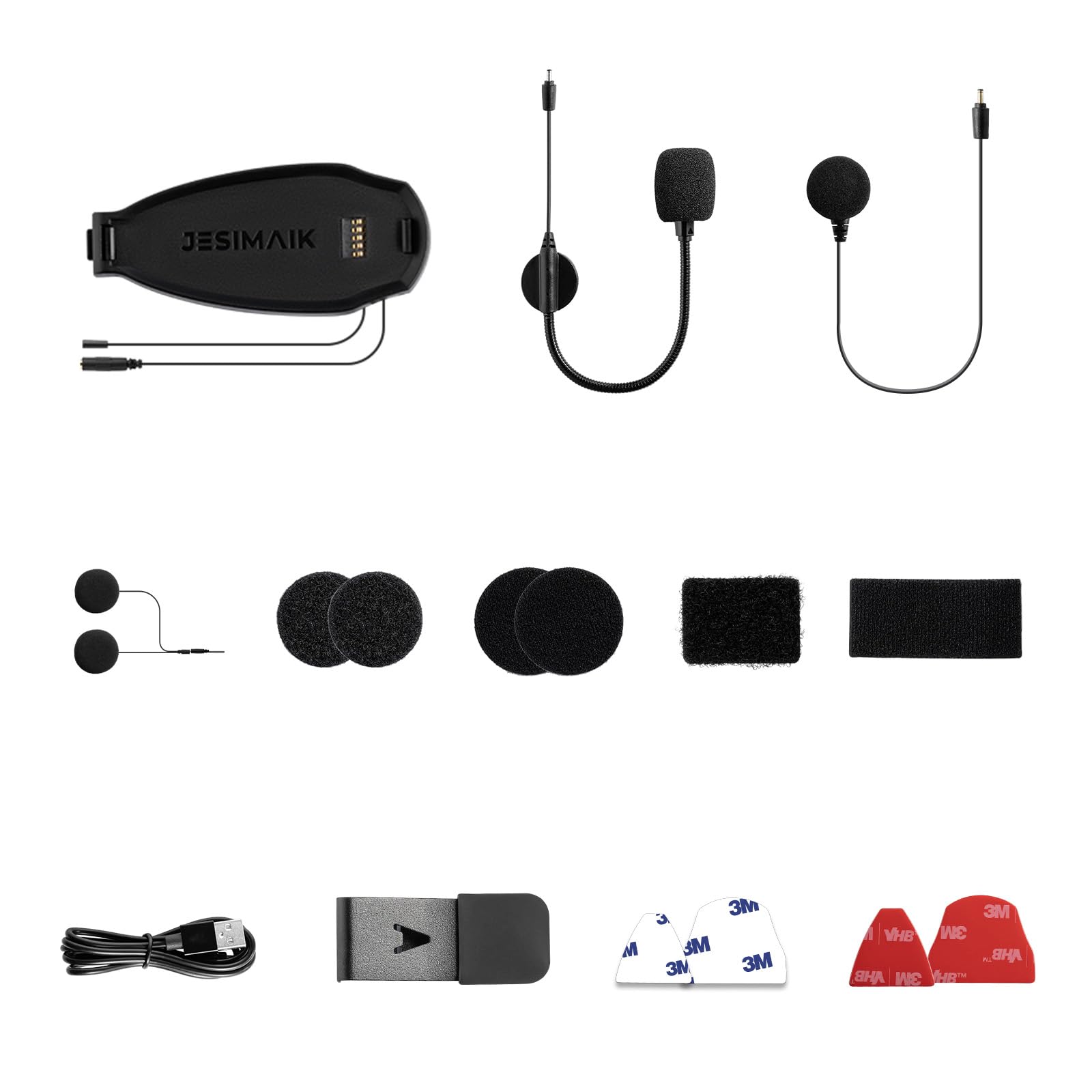 Amazon.co.jp: JESIMAIK バイク用インカム付属品セット H6専用 磁気