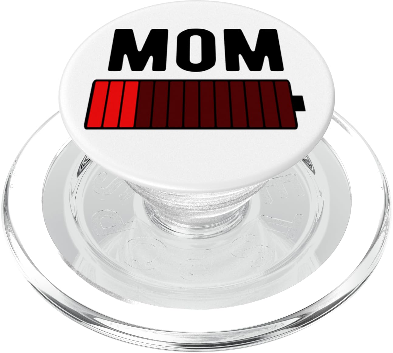Mom Battery Low Tired Mother Women Dad Son Costume PopSockets MagSafe PopGrip for iPhone