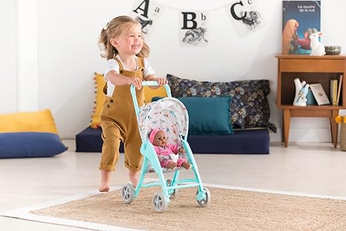 Miniatura 2 de Corolle Mon Premier Poupon - Cochecito plegable de muñeca para niños de 18 meses en adelante, accesorio ligero de juego de simulación para muñecas
