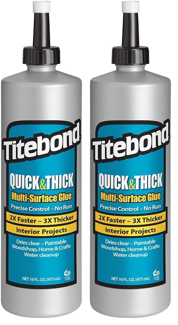 Titebond Quick & Thick Glue - Strongest Wood Glue -9