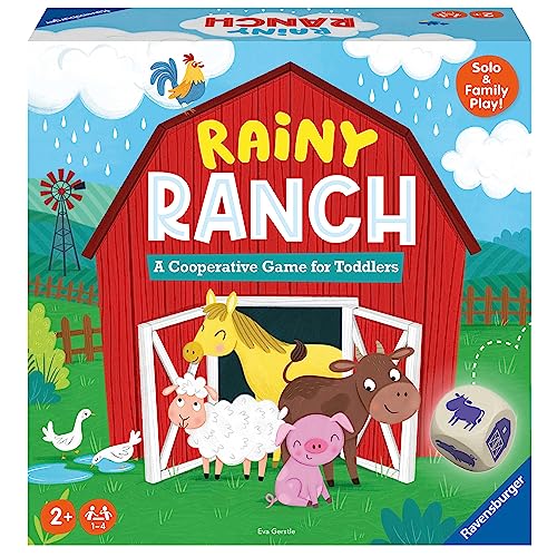 Ravensburger Rainy Ranch – A Cooperative Game For Toddlers Ages 2 And Up #TOP5