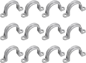 50Pcs 1 Inch PVC Pipe Straps, 2 Holes Plastic Conduit Strap Pipe - View #6