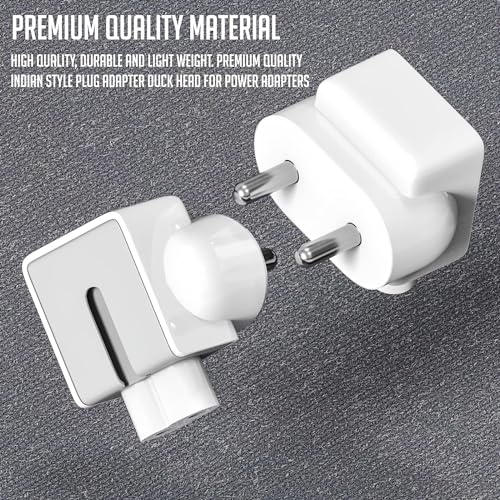Image of Laprite Indian Style Plug Adapter Duck Head for MacBook, Powerbook, Pro, Air, iPod, iPhone, and iBook Power Adapters