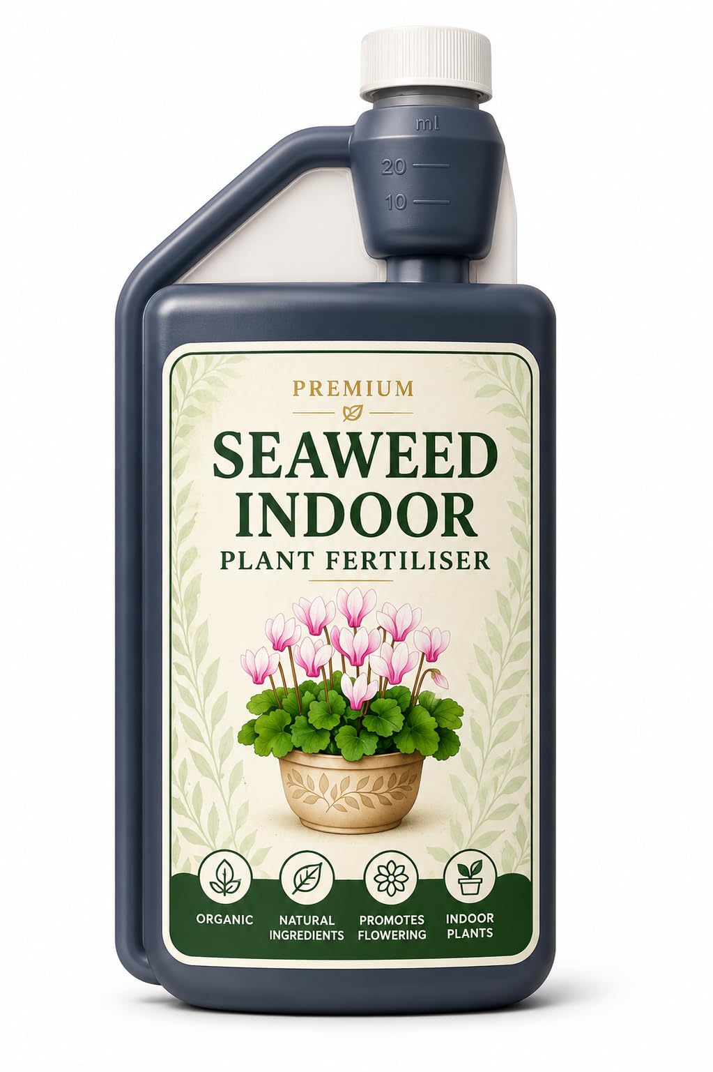 Seaweed Fertiliser Indoor Plants Organic Liquid Houseplant Feed for Strong Roots & Healthy Growth โ Sunshine Renewables UK (1L)
