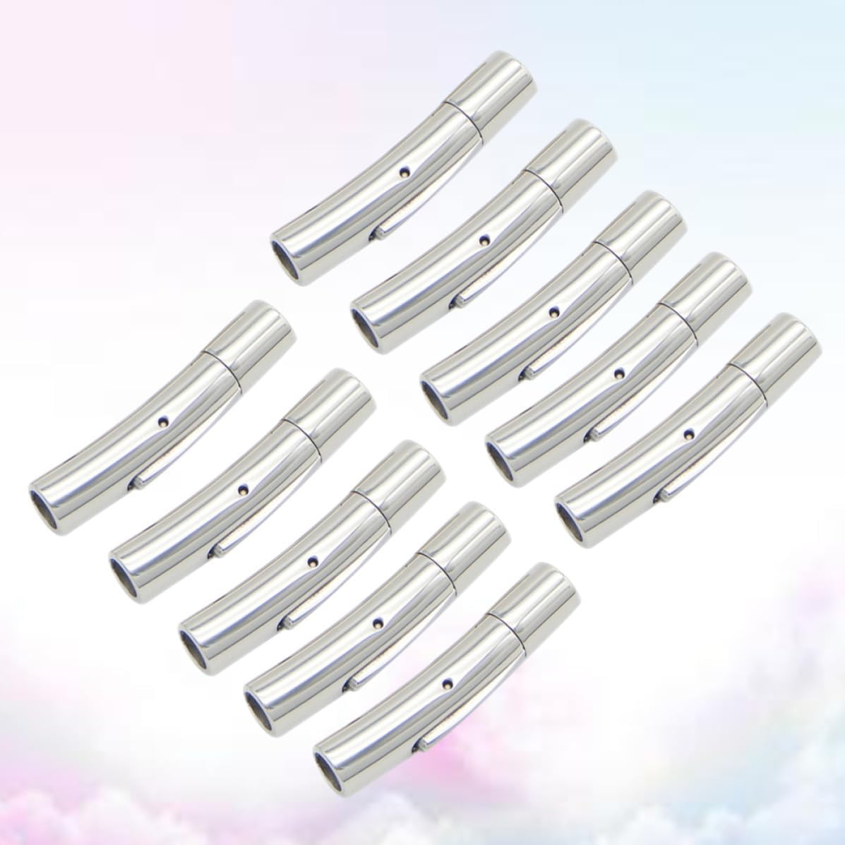 Jewelry Clasps Connector Stainless Steel 10pcs