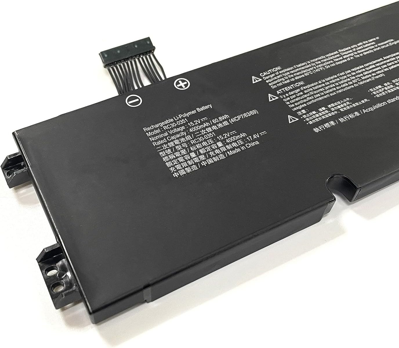 HXPKH RC30-0351 - Batería Para Portátil Razer Blade 15 Base 2020 2021 RZ09-0351 RC30-0351 RZ09-03519E11 Series Notebook 4ICP7/63/69 15.2V 60.8Wh