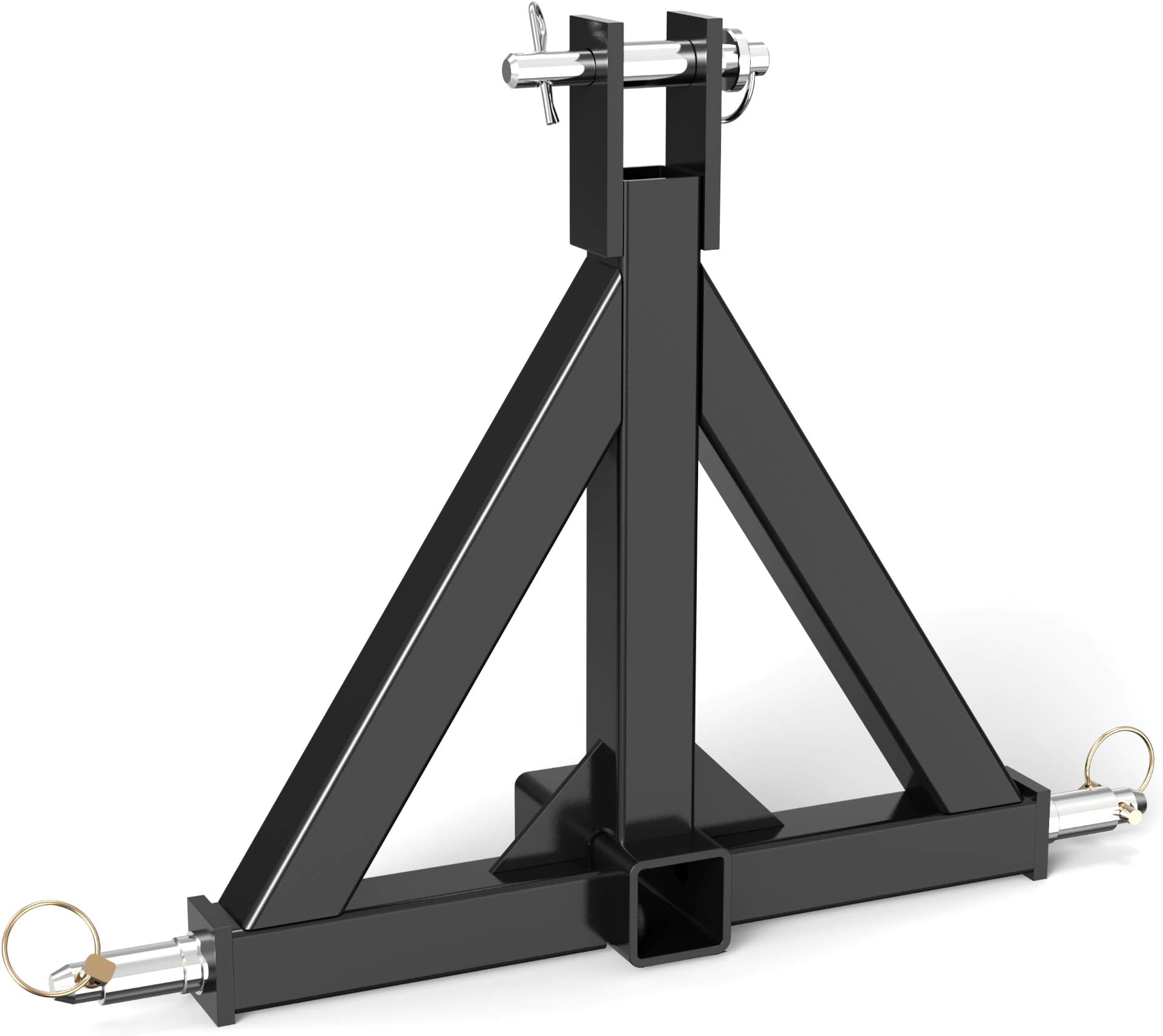 YINTATECH 3 Point 2" Receiver Hitch Category 1 Tractor Adapter | Heavy duty quick hitch receiver drawbar adapter fit for John Deere, Kubota, Kioti, Yanmar, Cat 1, BX & LM25H tractors.