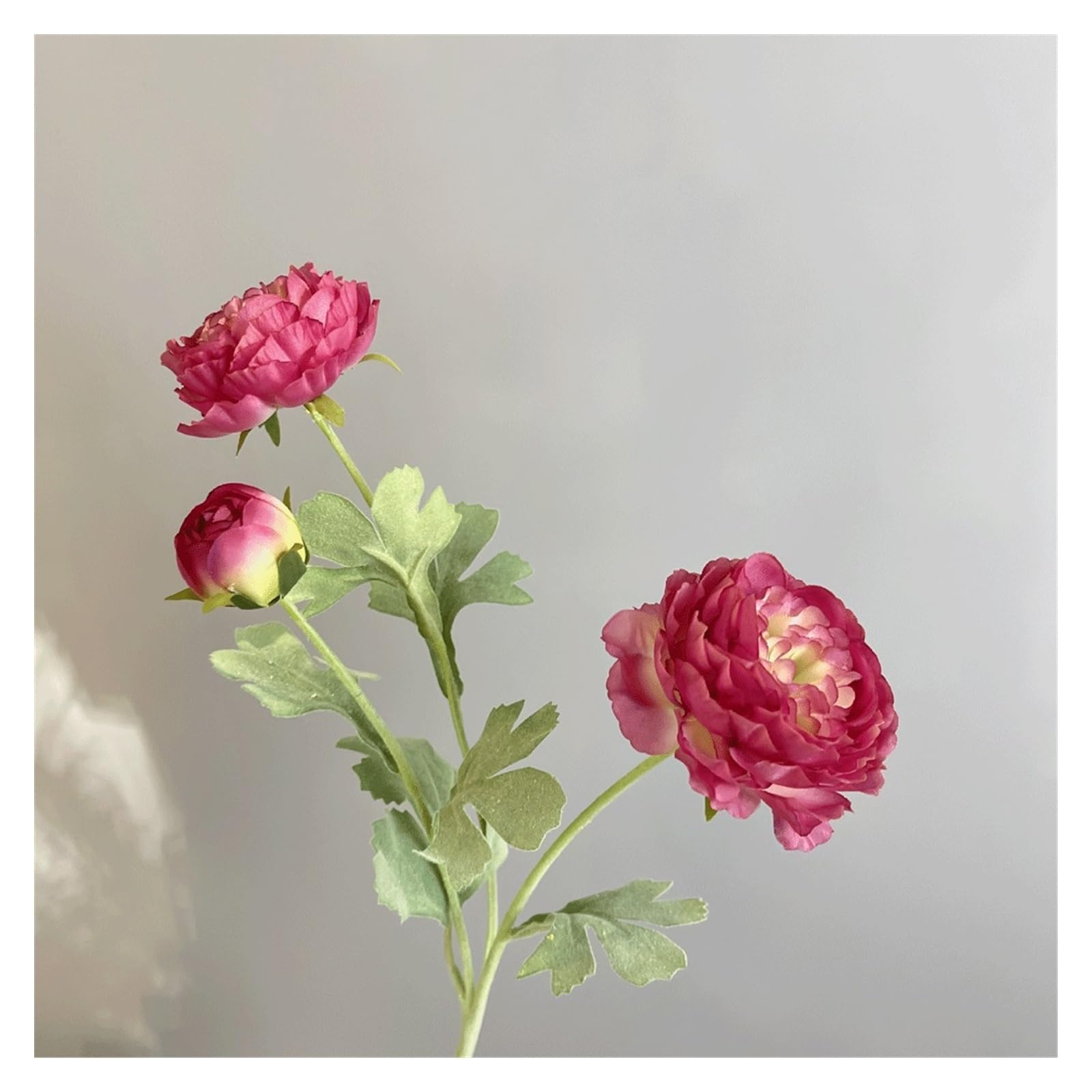 Flocage artificiel à 3 têtes haute finition pour compositions florales de prestige