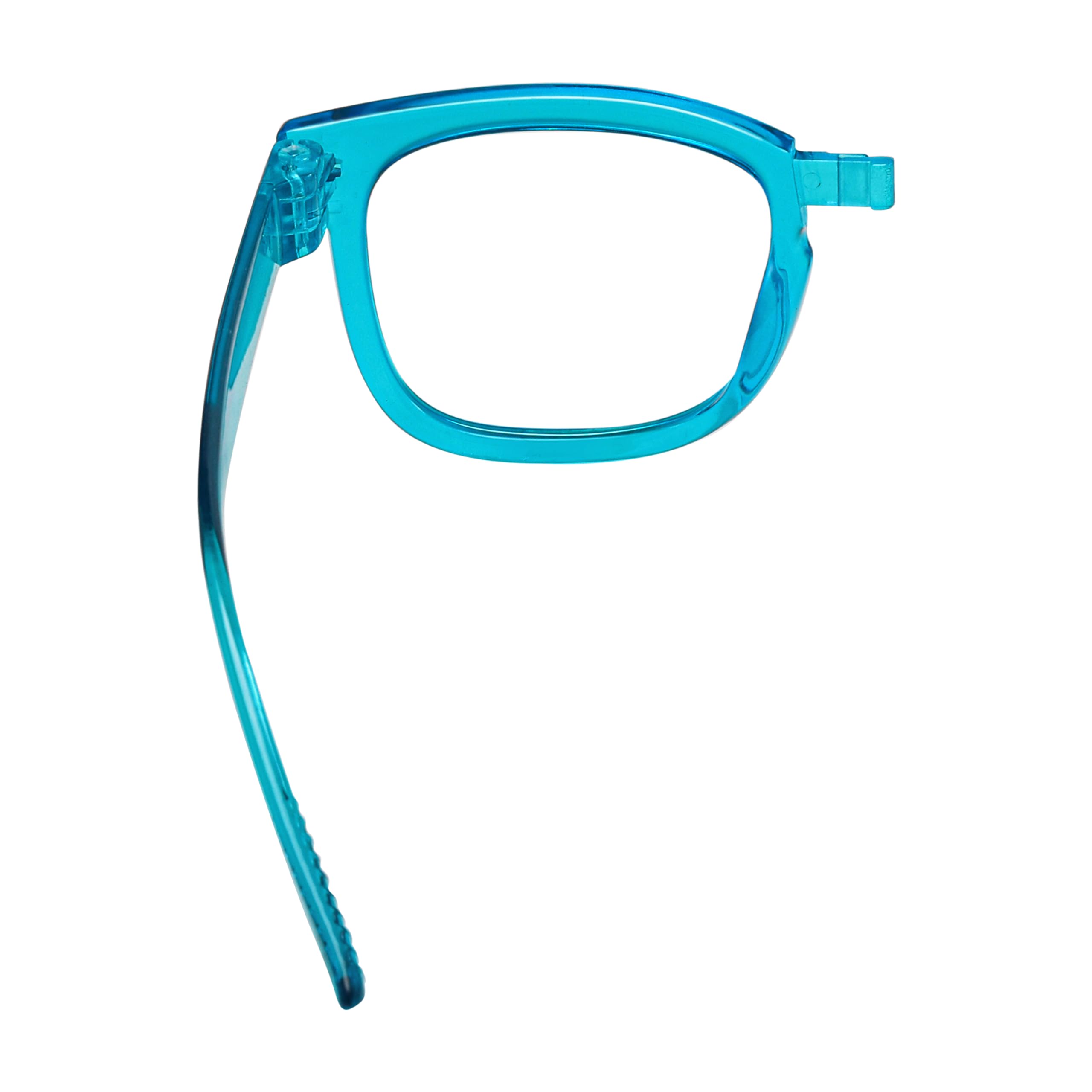 Photo 1 of (Must Buy Both Eye) Metalless Reading Glasses Different Strength Each Eye Blue-Left Eye+1.75