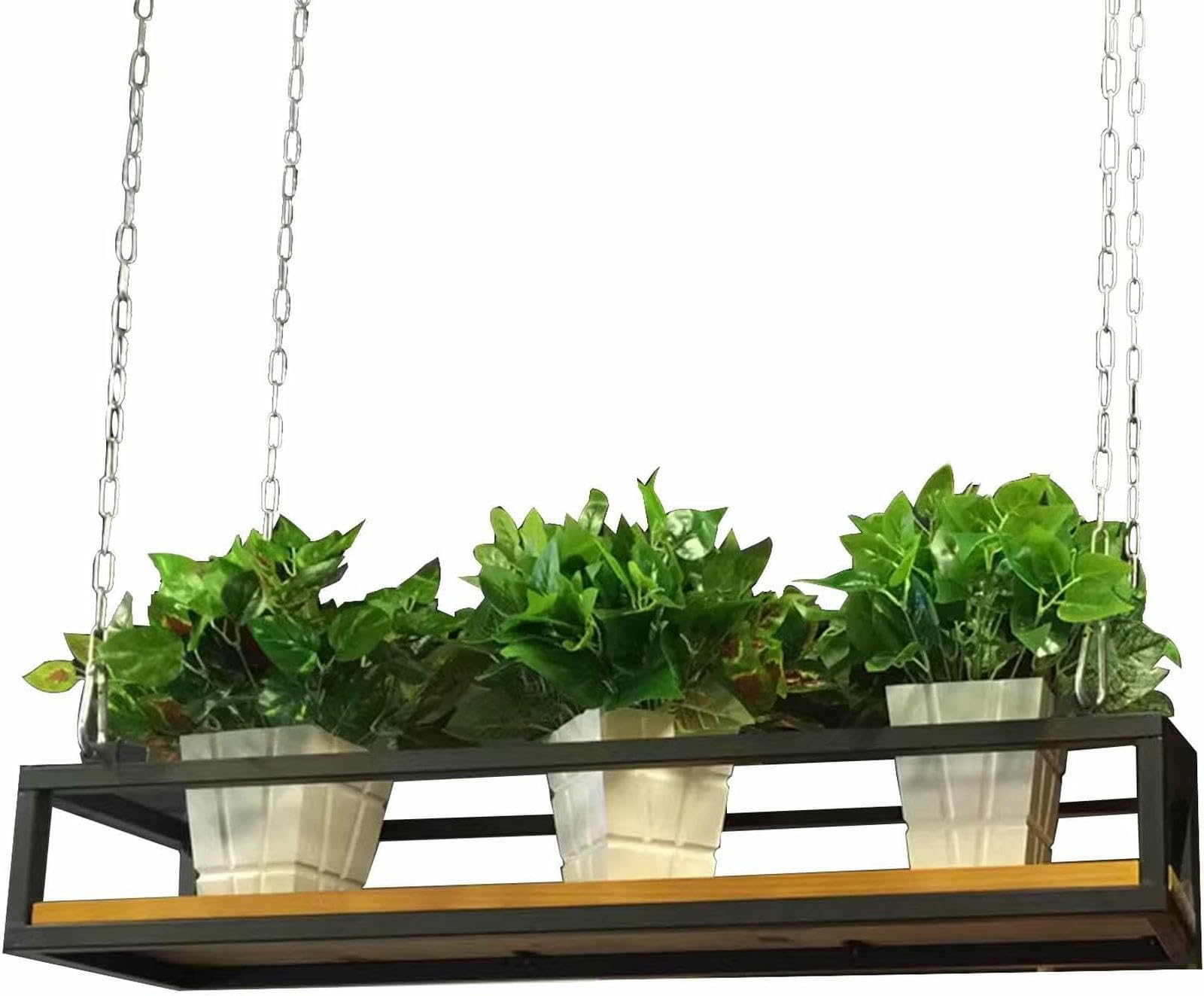 Étagère de rangement suspendue pour créer un jardin suspendu de cuisine