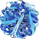 Enthält erstklassige Qualität Organza, Grosgrain , gedruckt, glitzernde kantig und Satin