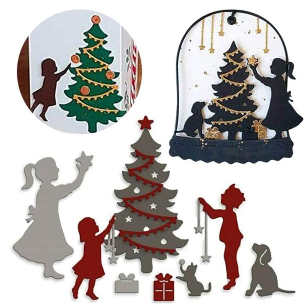 Amazon.co.jp: amangul クリスマス ナイト メタル カッティングダイ