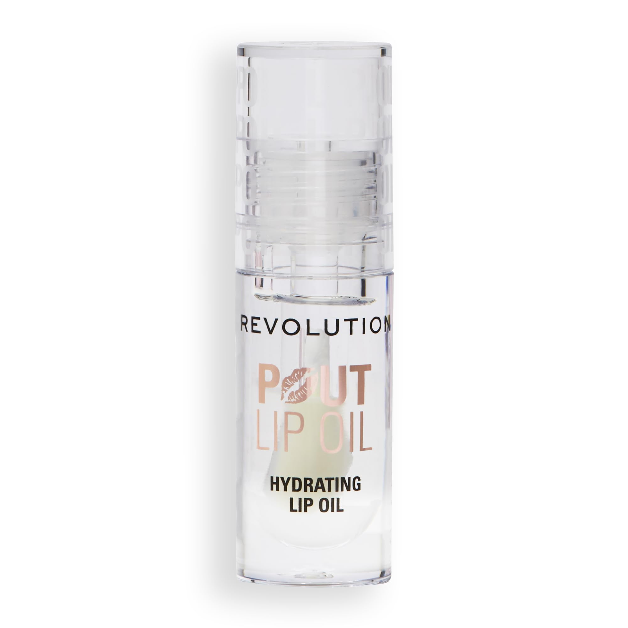 Revolution, Pout Lip Oil, Nourishing Tinted Lip Oil, High Shine, Non-Sticky Finish, Vegan & Cruelty-Free, Lychee Clear, 4ml - Image 3