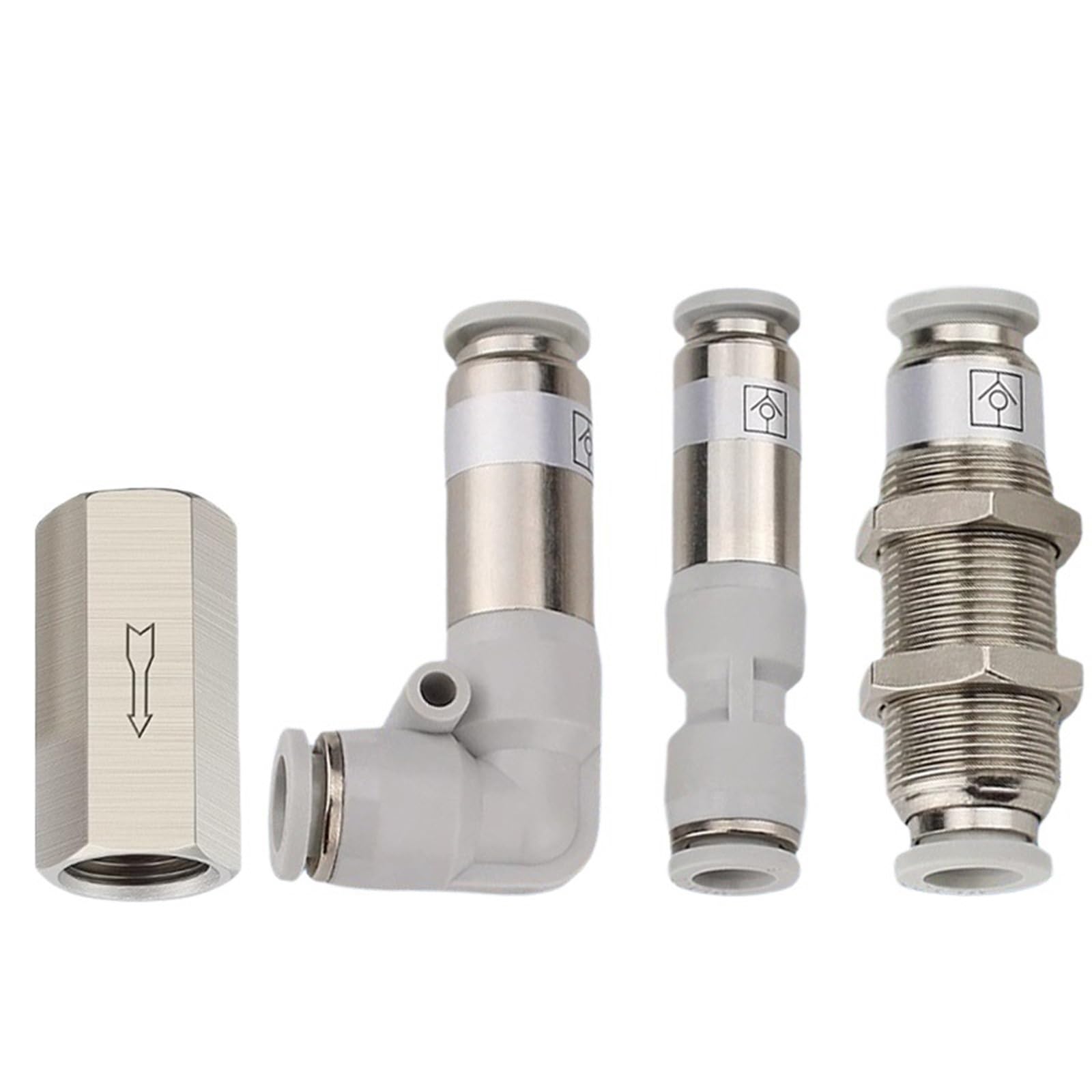 Clapet anti-retour pneumatique en laiton pour tuyau OD 4 à 12mm