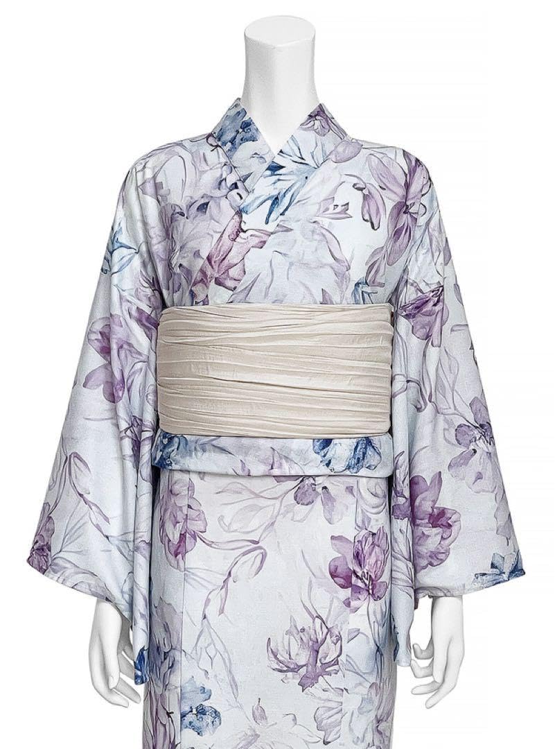 3点セット2Way水彩花柄浴衣セット[fy027] レギュラーサイズ 3点セット2Way水彩花柄浴衣セット[fy027] | レディース
