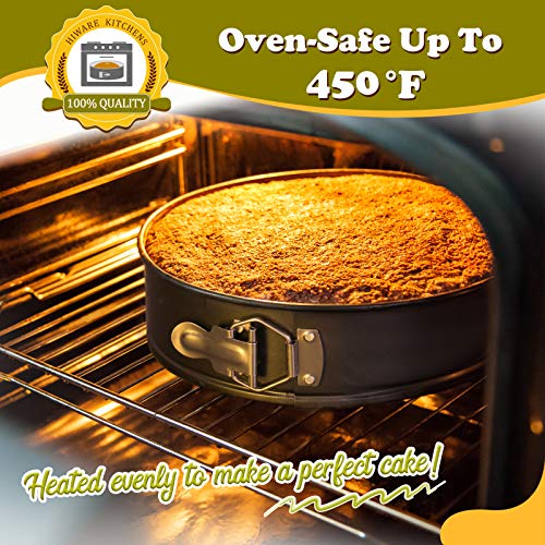 Image of HIWARE 10 Inch Non-stick Springform Pan with Removable Bottom /Leakproof Cheesecake Pan