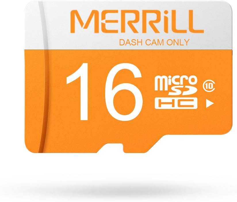 High speed Class 10 TF card for MERRiLL Dash Camera (16GB)
