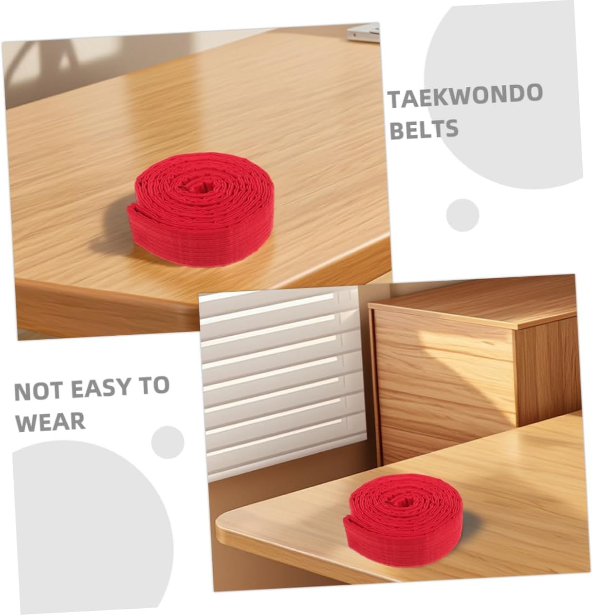 VICASKY Taekwondo Belt Boys and Girls Adults Belt for Martial Arts Judo Karate Practice