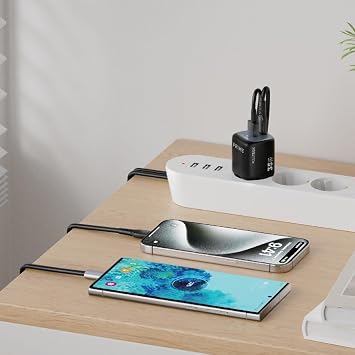 35W Gan Hızlı Şarj Adaptörü, Hızlı Şarj Başlığı,1x Type-C Girişi, 1x Usb Girişi, Güçlü Performans, Aşırı Gerilim, Kısa Devre, Isınma ve Akım Koruması, Gelişmiş Güvenlik ve Geniş Uyumluluk (kablo dahi)