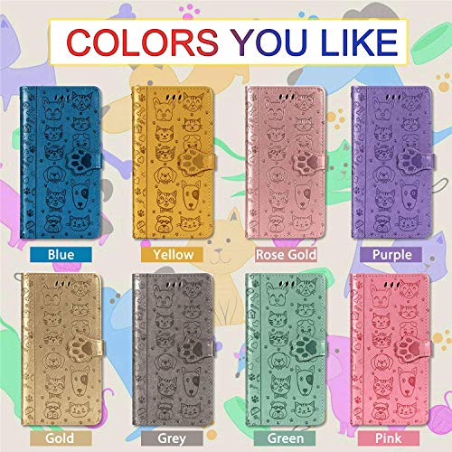 Capa de telefone Samsung Galaxy Note 10 Lite / A81, Couro, PU, Compartimentos, Capa Flip (cinza)