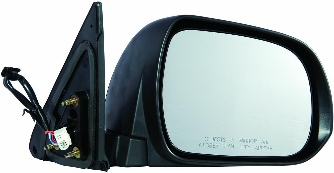 FOCOPO 312-5418R3EBH2 Toyota Highlander Passenger Side Heated Power Mirror with Puddle Lamp