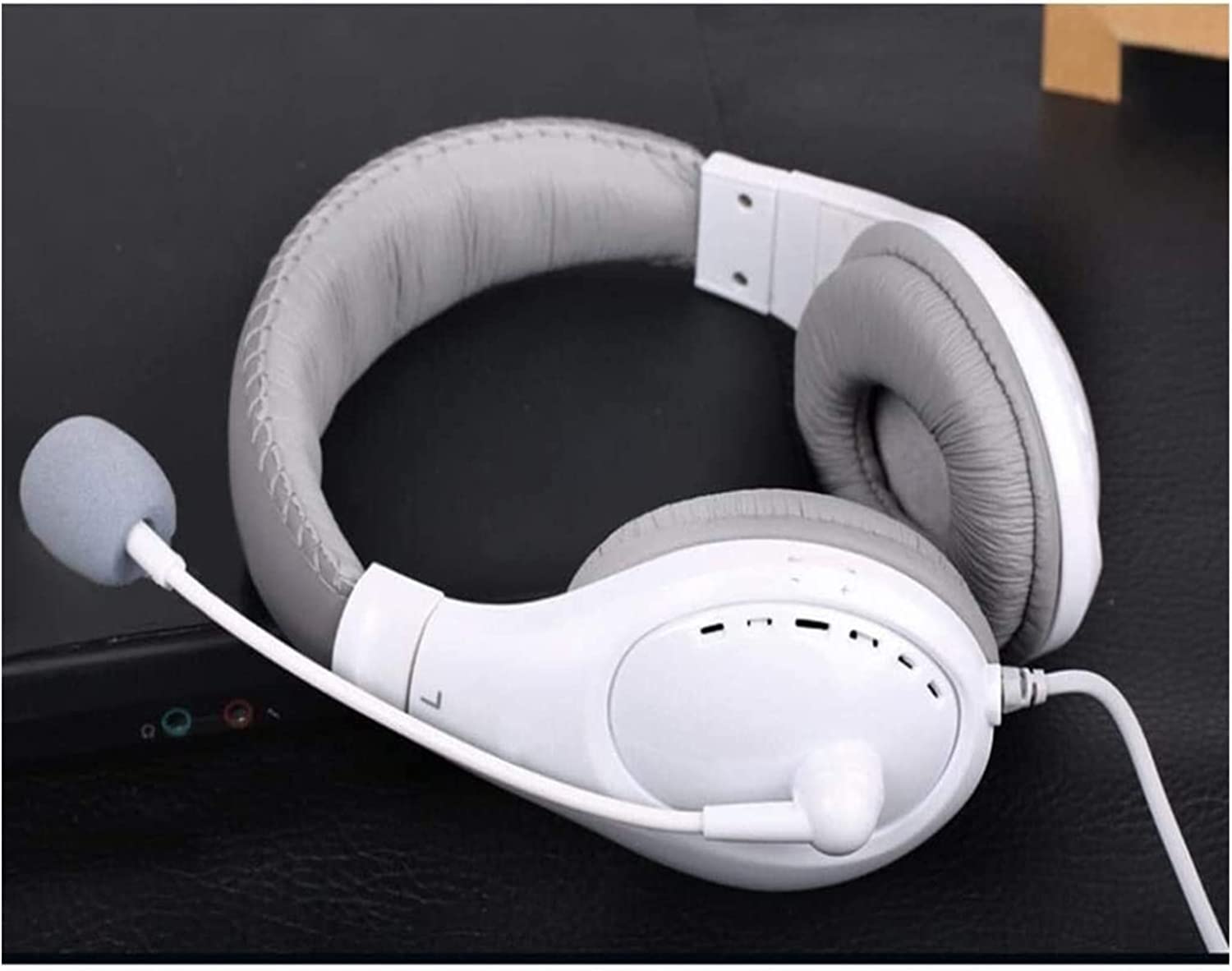 Cuffie con cancellazione del Rumore, Cuffie Over-Ear con Microfono Integrato for chiamate Chiare