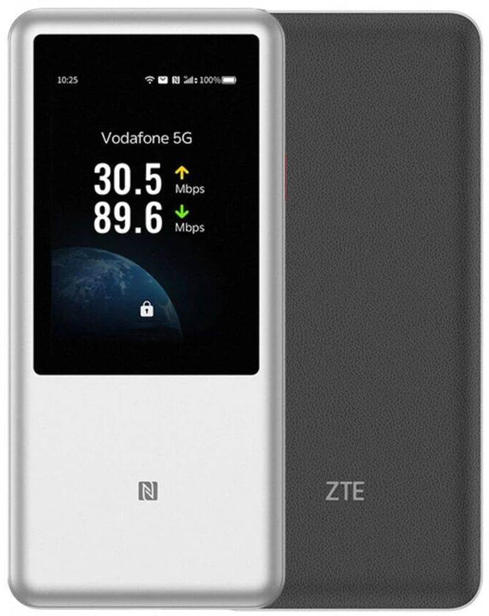 ZTE 5G Mobile WiFi U60 Pro, WiFi 7, 4.29Gbps Download Speed, Snapdragon X75, 10000mAh Battery, 64 Device Support, 3.5-inch Touchscreen, NFC, AI-Powered