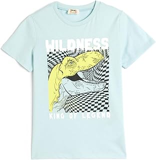KOTON Boys Printed T-Shirt Modern