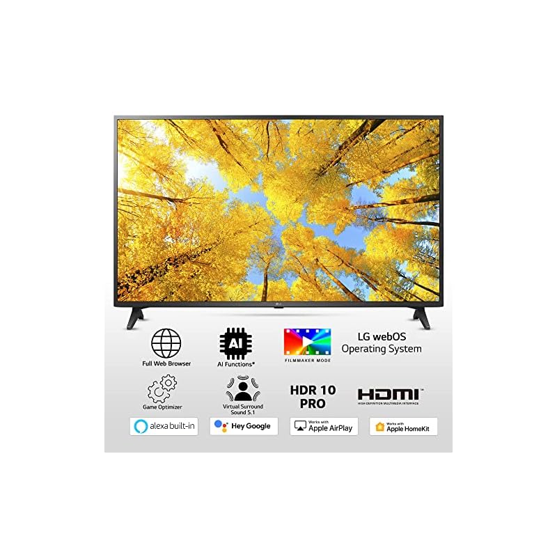 LG 108 cm (43 inches) 4K Ultra HD Smart LED TV 43UQ7500PSF (Ceramic Black) - Image 3