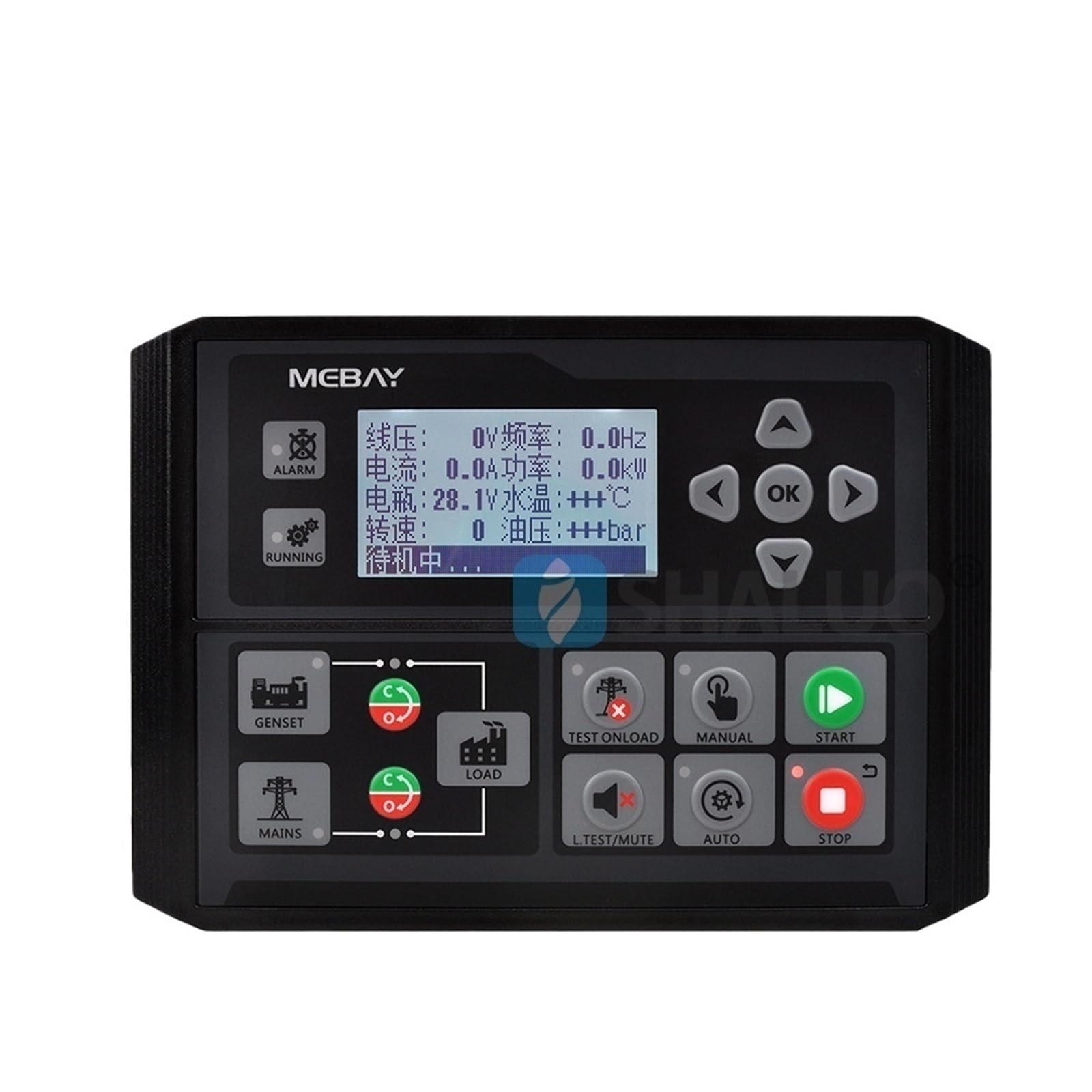 ZXAOMMBEA Controller DC40D DC42D DC40DR DC42DR MK4 Diesel Generator Control Module Genset Parameters LCD Display Monitoring(DC42DR MK3)