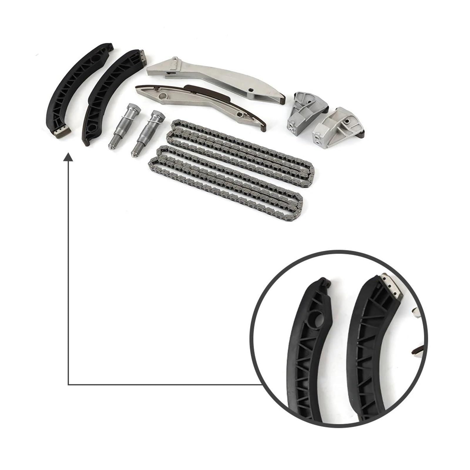 Kit Catena Distribuzione Motore Auto N62B40A N62B44A Ricambi Per BMW 540i 545i 550i 645ci 650ci 735i 740i 750i X5 4.8L N62