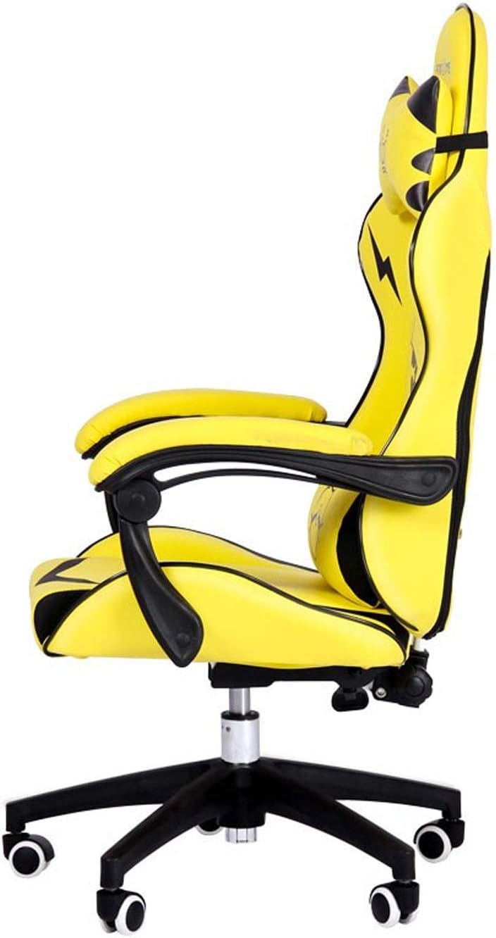 ゲーミングチェアラージハイバックエルゴノミックレーシングシートウエストバックラージアングルハイレジリエンスネイティブスポンジサイレント滑り止めホイール環境保護ファブリック黒と黄色 B09lyl4twn Odv Pcゲーミングチェア Www Bloompsychologyservices Com