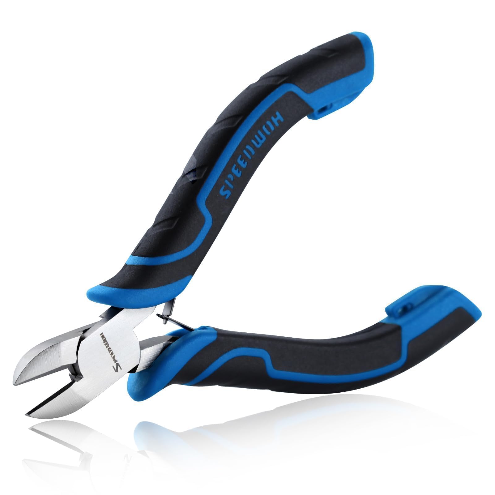 SPEEDWOX 4-Inch Mini Diagonal Cutting Pliers for Jewelry Making Mini Diagonal Pliers Wire Cutters Mini Jewelry Plier Side Cutters Plier Flush Cut for Cutting Wires Ties Guitar Strings