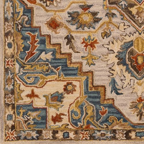 Image of Hand Tufted Premium Rug Premium Wool Carpet for Living Room Bedroom and Hall Size 12x16 Feet Color Multi