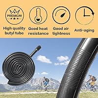 Vista 5 de 24 X 1.95 Inch Folding Bike Tires with 3mm Anti Puncture Proof Protection for Mountain Bicycles
