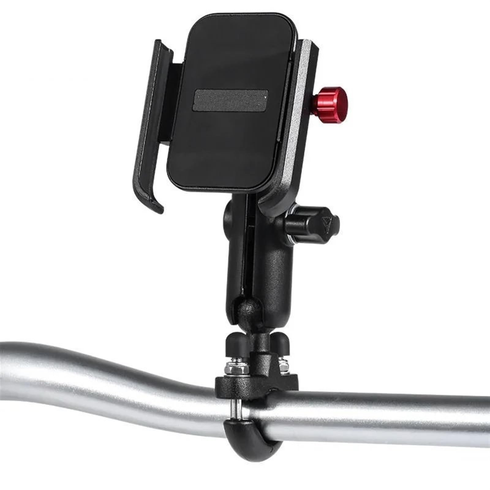 Soporte Telefono Moto Soporte Universal Para Teléfono Móvil Con Espejo Para Manillar Motocicleta Cargador Soporte Para Teléfono Soporte Para GPS Con Carga USB Soporte Móvil Moto USB(NO USB Handlebar)