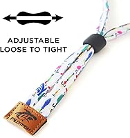 Vista 3 de Pilotfish Correa de algodón premium para lentes de sol, múltiples opciones de diseño, soporte suave y duradero para lentes de sol