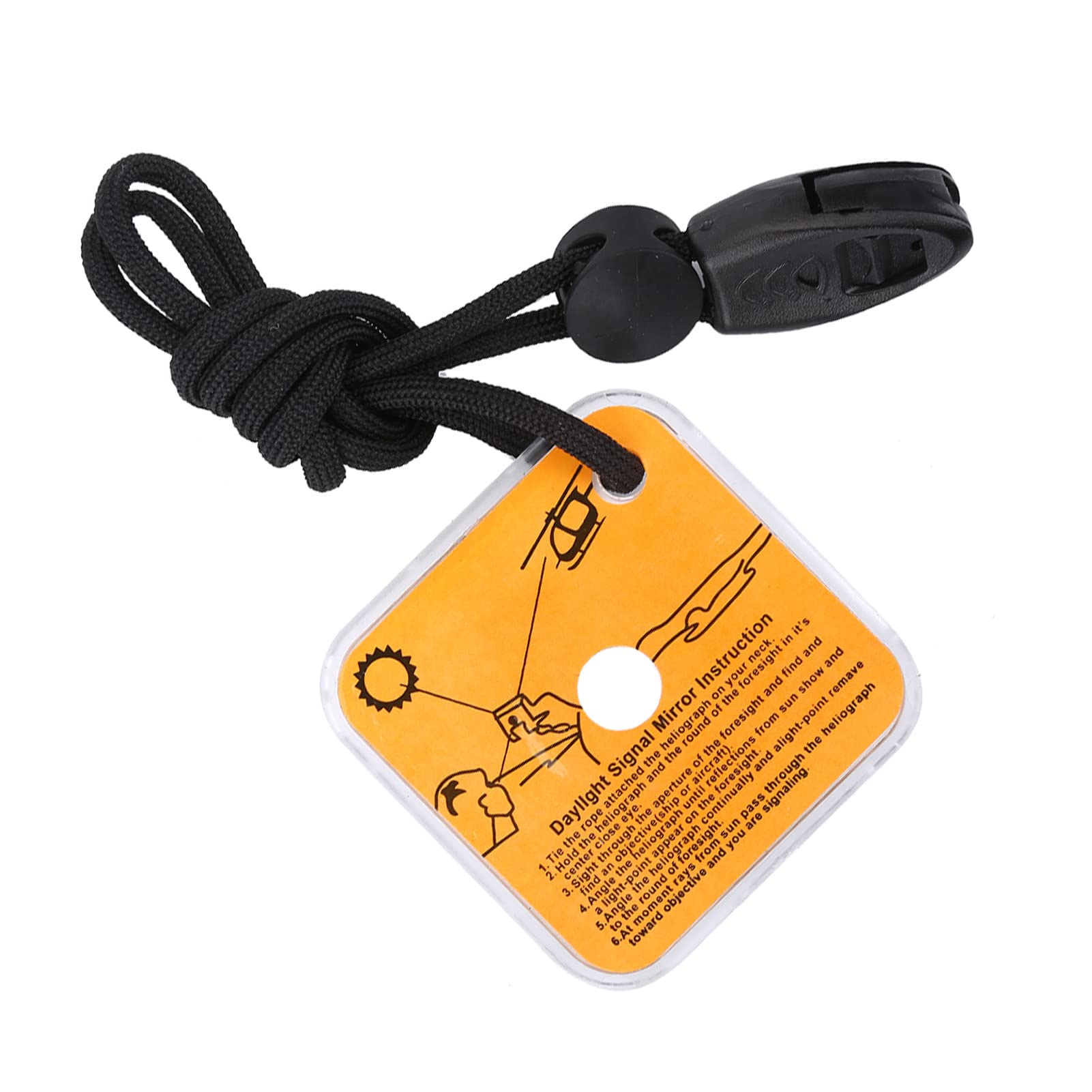 shenruifa Emergency 6×6×2 Outdoor Multifunctional Survival Emergency Reflective Mirror Tool Survival Kits Military Grade Heliograph