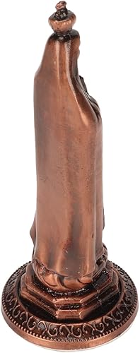 Miniatura 8 de Niiyen Estatua de la Virgen María de 3.5 pulgadas, mini figura de metal de la Santa Virgen María, decoración del automóvil, regalos religiosos para