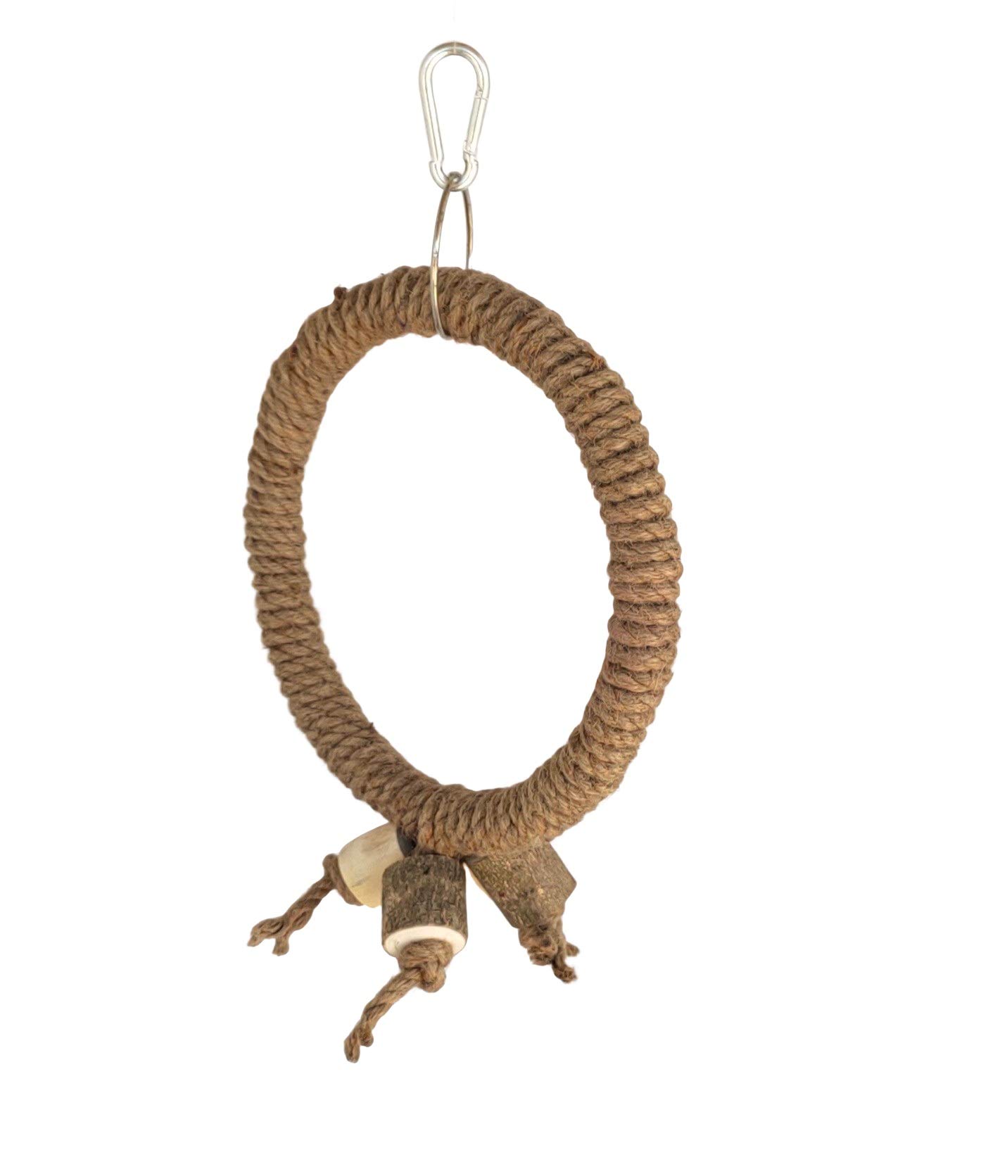 KSK Natural Jute Rope Circle Swing Bird Toys for Large Bird (B01MA53JAC) Amazon Price History, Amazon Price Tracker