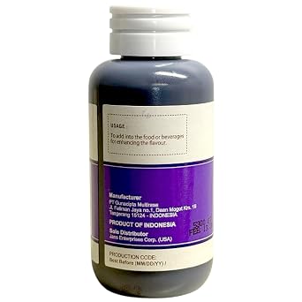 Butterfly Ube Flavoring Extract 2 oz Purple Yam Essence for Baking, Lattes, Ice Cream, Jam & Halaya Recipes