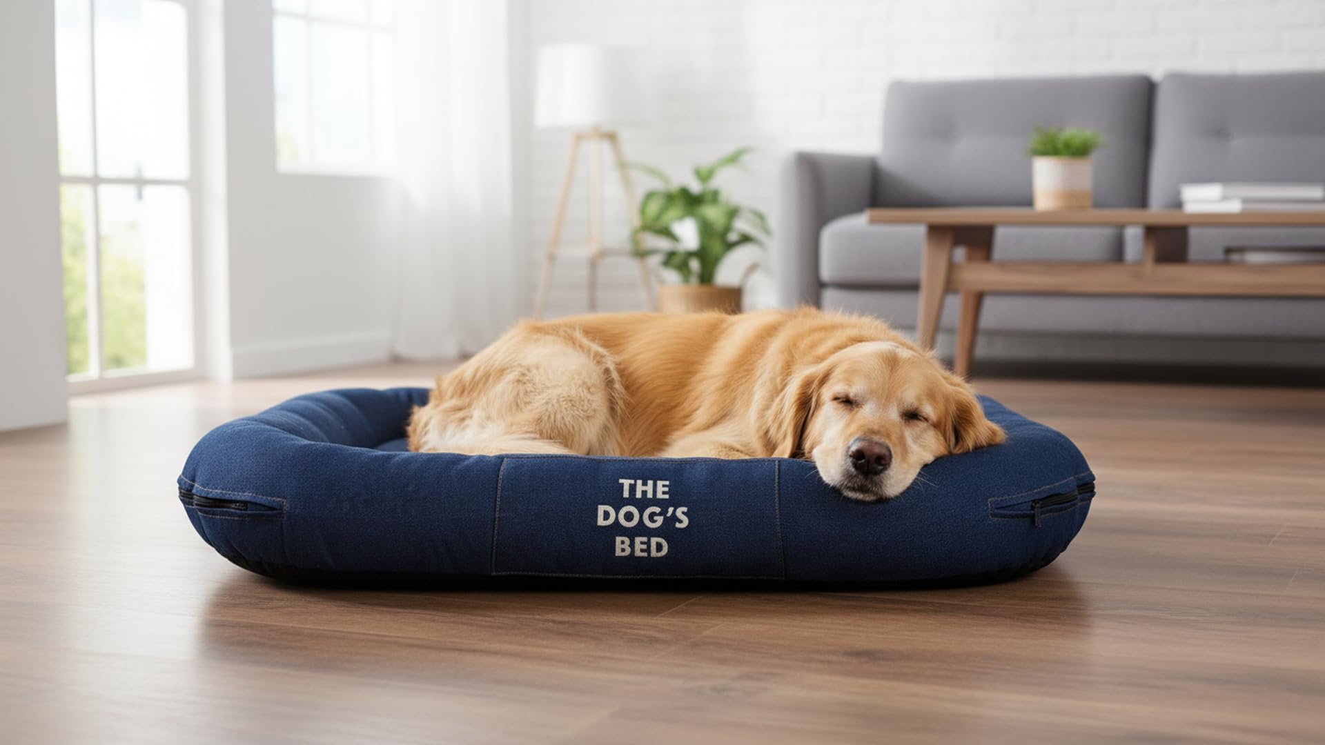 匿名配送/ペット用ベッド Amazon | The Dog's Bed ユーティリティ 防水犬用ベッド Lサイズ 丈夫