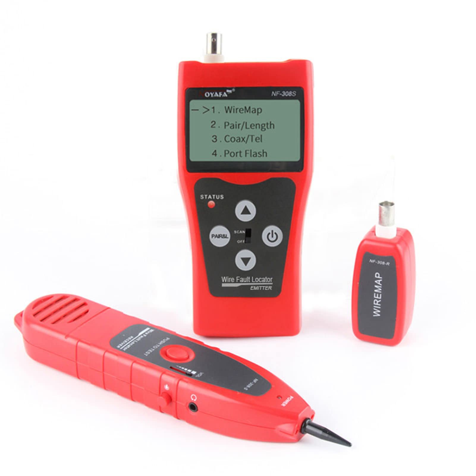 Domary NF-8209S Tester per Cavi di Rete con Display LCD TDR Individua i