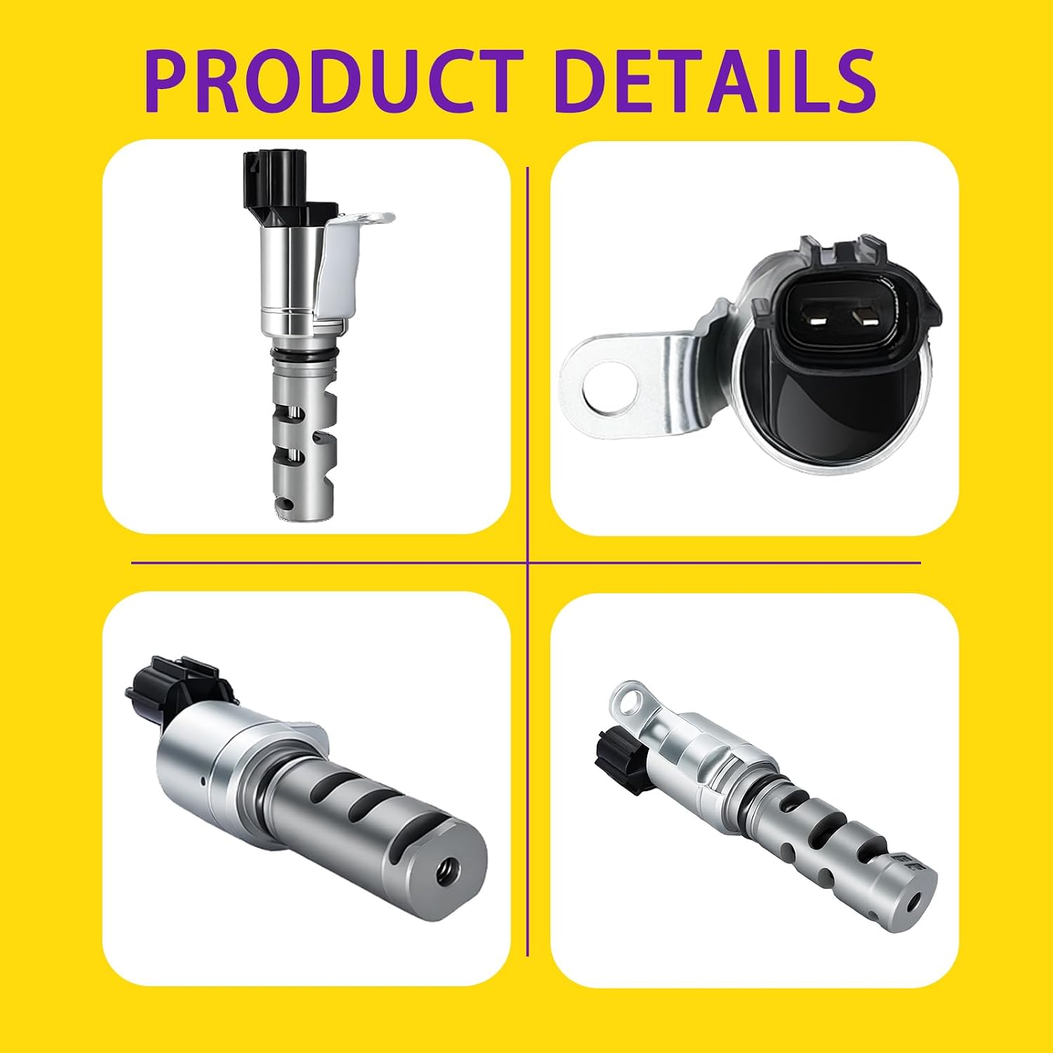 Engine Variable Valve Timing VVT Solenoid Camshaft Position Actuator Compatible with Toyota Tacoma L4 2.7L 15 16 17 18 19 20 21 2015 2016 2017 2018 2019 2020 2021 Replaces 153300C020 1533075040