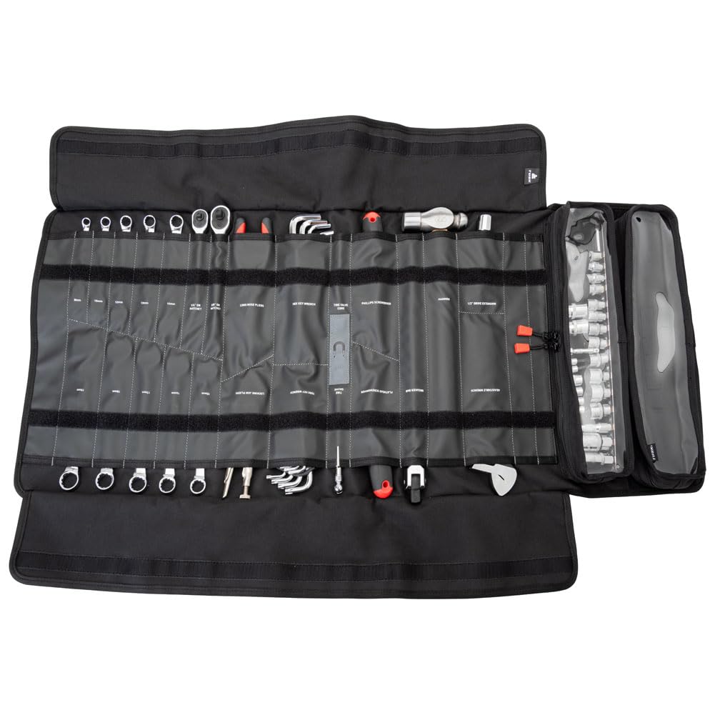 Tusk UTV Tool Roll Kit with Belt Removal Tools Compatible with Kawasaki Teryx KRX 1000 2020-2025/KRX4 1000 2023-2025