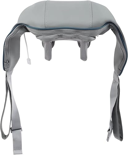 Miniatura 1 de CNCEST Masajeador de cuello, masaje de hombros, masajeador de cuello y hombros con calor, 6 cabezales de masaje 5D masaje profundo para cuello,