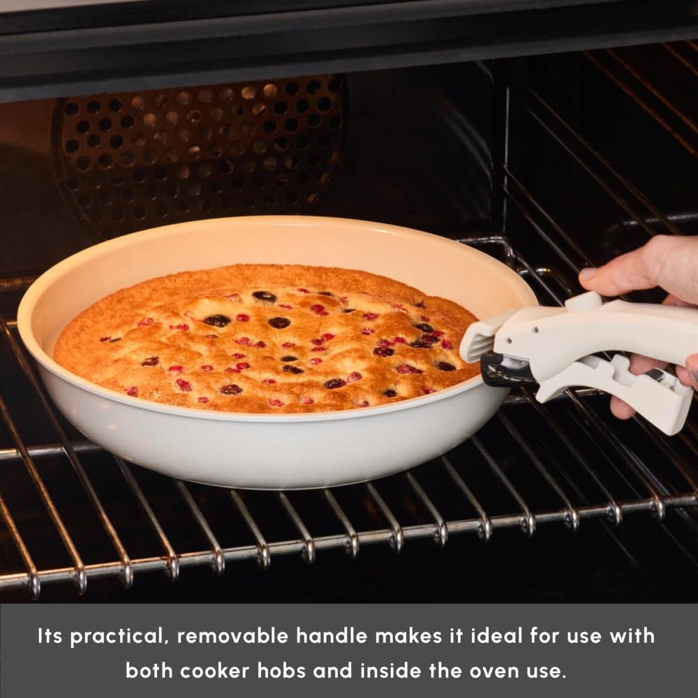 Karaca Ceramica Comfort - 6-delige Keramische Pannenset - Crème