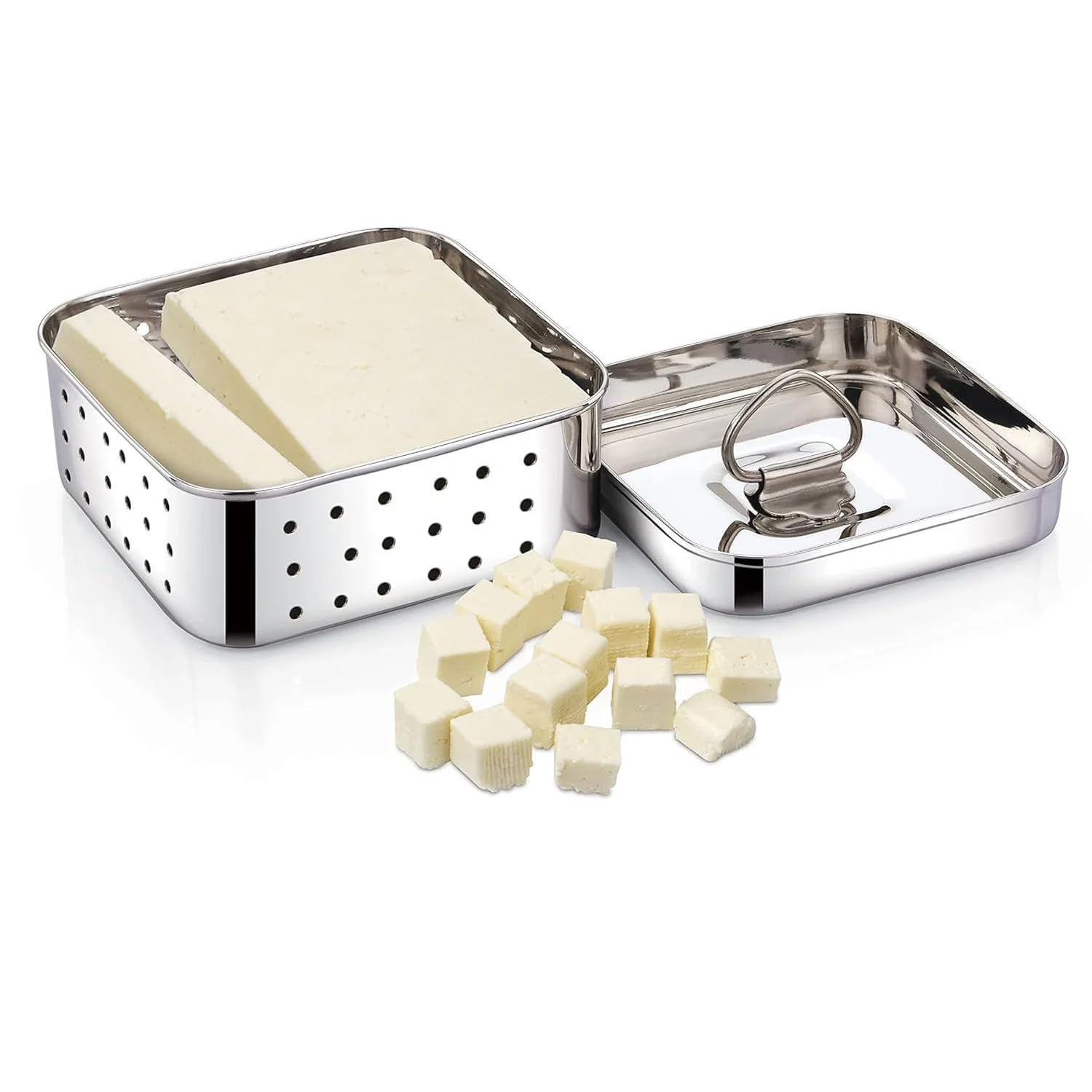 MOROVIK Paneer Maker - Fresh Homemade Paneer Made Easy - Suitable for paneer, tofu, Hung Curd, and Cottage Cheese - Makes Fresh, Soft, and hygienic Homemade paneer-image-42